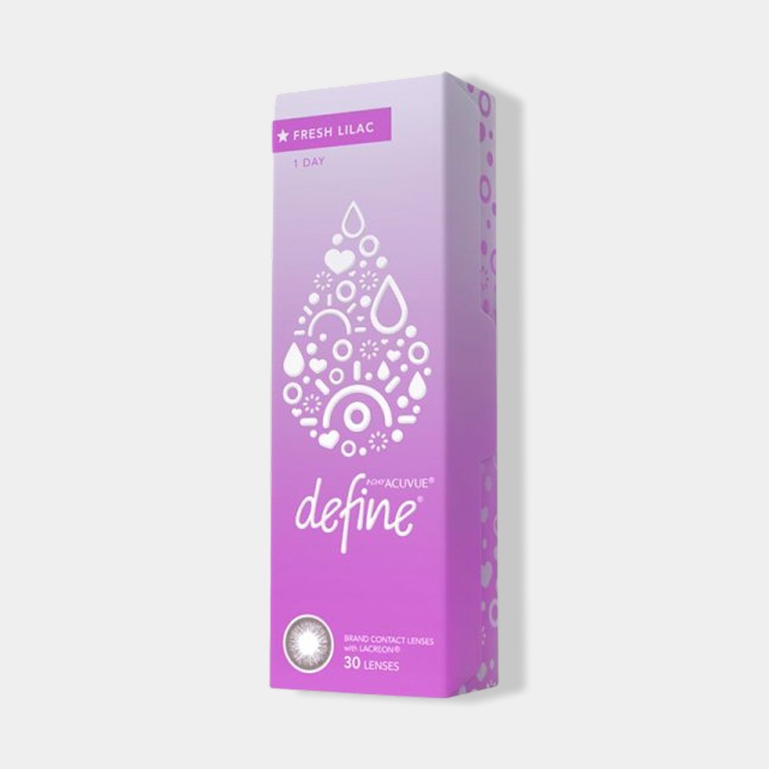 1 Day Acuvue Define Fresh Lilac 30 Pack